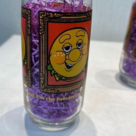 Vtg Burger King Glassware Drinking Glasses 1979 Collector’s Series Made in USA - Picture 2 of 11